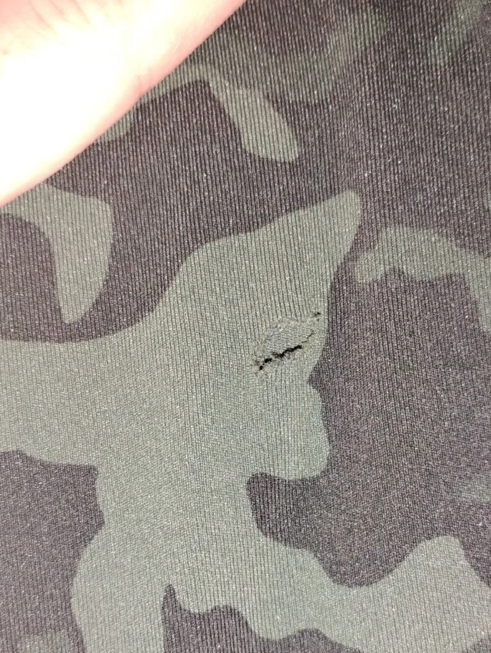 lululemon athletica Black and Green Camo Leggings